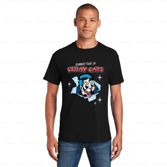 WéarCLOTHING Stray Cats Summer Tour 2024 T-Shirt Music, Rockabilly, Band, Concert, Tour , for Unisex, up to size 5XL