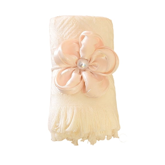 Tassel Cotton Bath Towel Absorbent Soft Decorative Towel, Soft Absorbent Quick Dry Durable Decorative Multi Use Bathroom Gym Travel Spa Home Daily Use Comfort, Cotton Bath Towel