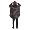 thumbnail image 4 of Sudadera cobija oversize con capucha unitalla y unisex café oscuro, 4 of 8