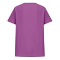 thumbnail image 6 of tarylea T-Shirt for Women Ribbed Cap Short Sleeve Crewneck Stretch Comfy Casual Summer Dailywear Tees, 6 of 8