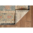 thumbnail image 5 of Contemporary Home Living 3' x 5' Tribal Diamond Area Throw Rug - Cream and Blue, 5 of 7