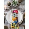 thumbnail image 2 of Farmhouse Rooster Cloth Napkins Set of 4 Reusable Dinner Napkins, Retro Botanical Sunflower Floral Wood Cocktail Napkin Washable Table Napkins for Wedding/Holiday Party/Baby Shower 20"x20", 2 of 7