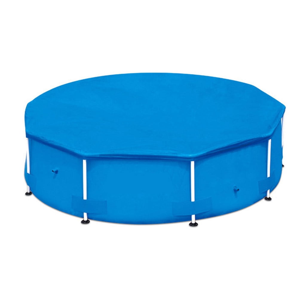 JuLam Folding Pool Cover for Round Above Ground Swimming Pools