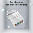 thumbnail image 4 of Color 4USB Mobile Phone Charger 3A Flat Travel Charging Head Charger/UK, 4 of 5