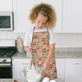 thumbnail image 4 of Patchwork Chicken Pattern Kids Aprons for Girls and Boys,Adjustable Neck Strap Toddler Aprons for Kids Cooking Baking, 4 of 6