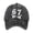 Black, variant on Vintage Baseball Cap 67 Print Adjustable Strap Washed Cotton Lightweight For Outdoor Travel