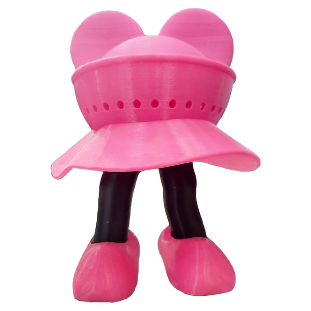 Base para Adorno Alexa Minnie AlexaMinnie 1 pza 20x20x17cm Rosa y Negro No incluye Alexa Echo ni Cargador.