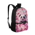 thumbnail image 2 of Uourmeti Panda Cherry Blossom Pattern Backpack for Women, 17 Inch Spacious Storage Anti Wear Travel Backpack for Tourism Work, 2 of 6