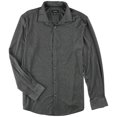 thumbnail image 1 of Alfani Mens Heathered Stretch Button Up Shirt, Grey, X-Large, 1 of 1