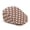 Brown White Polka Dot, variant on Halloween Men Flat Cap Featuring Pumpkin Sunflower, Soft Polyester Newsboy Forward Cap for Driving and Daily Travel