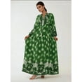 thumbnail image 4 of Printed Long Sleeve Viscose Maxi Dress, 4 of 6