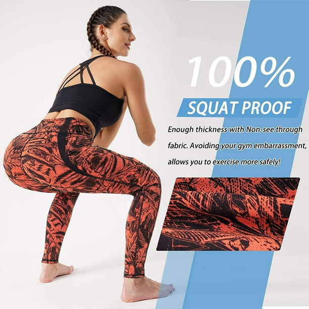 KSCD Women's Joggers Sweatpants High Waist Yoga Pants with Pocket Tummy  Control Casual Lounge Pants Camo Workout Leggings Black Large 