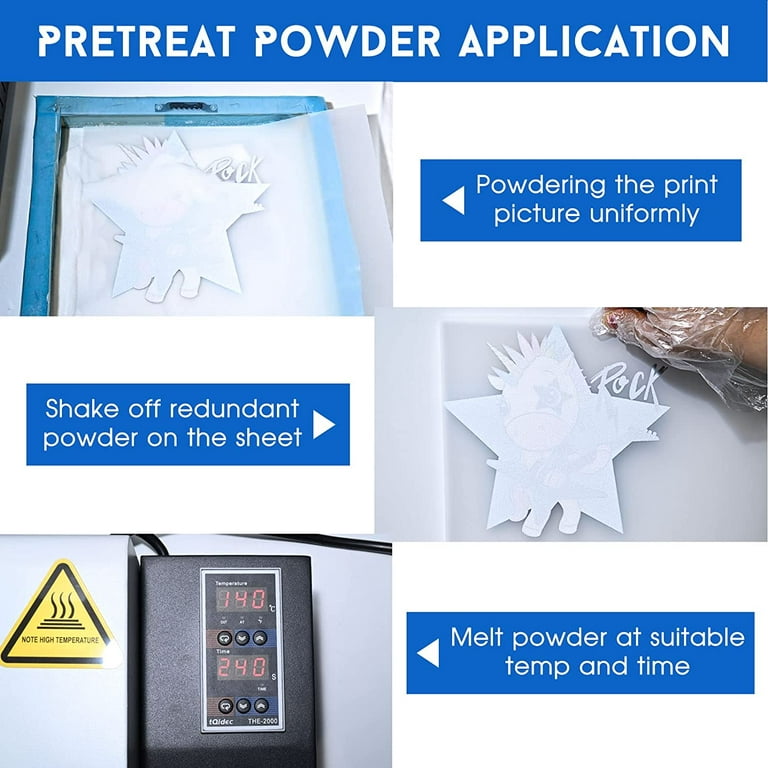 Yamation DTF Powder Adhesive White 500g / 1.1lb DTF Transfer