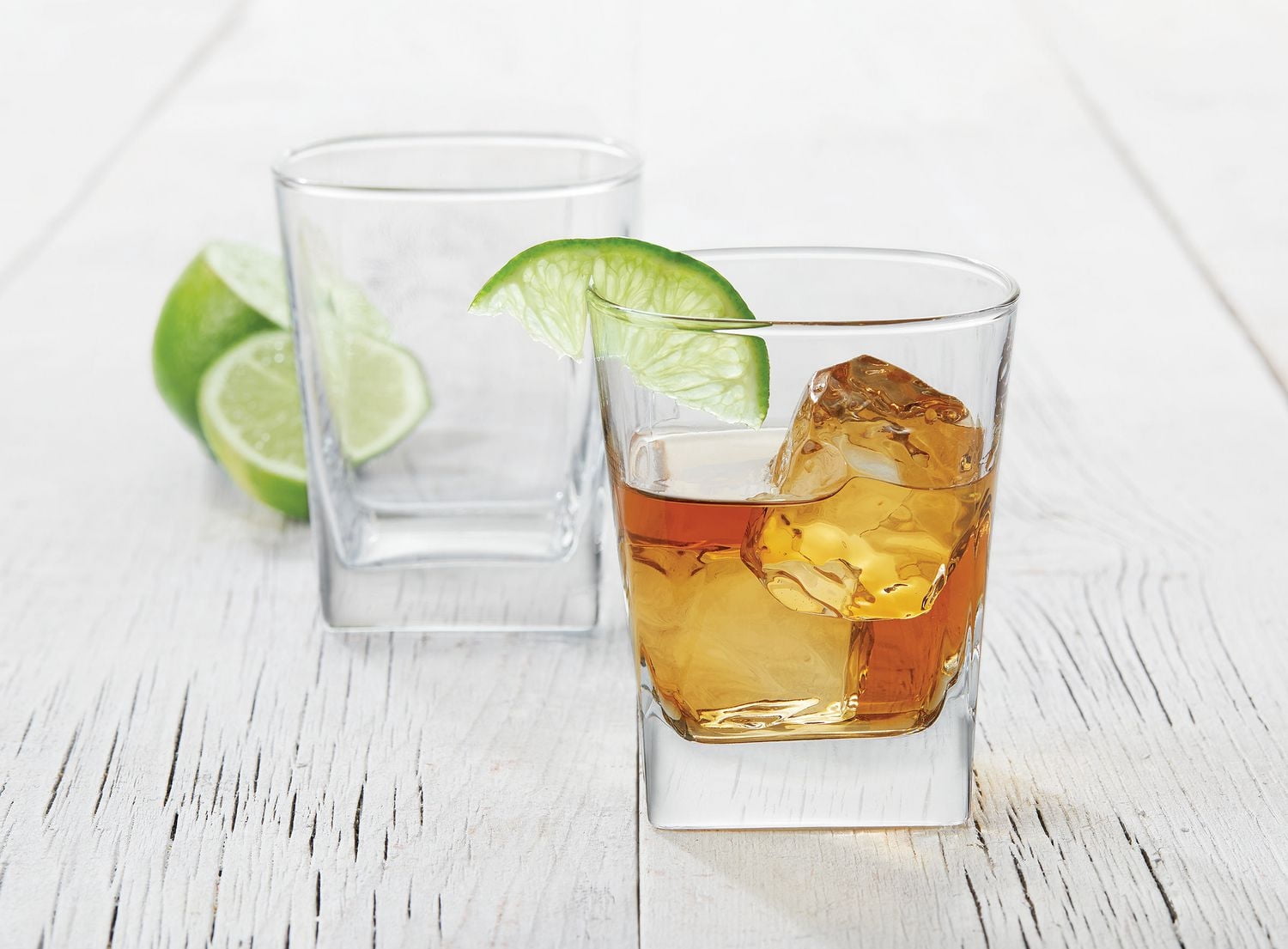 Verres Cubist Rocks De Libbey