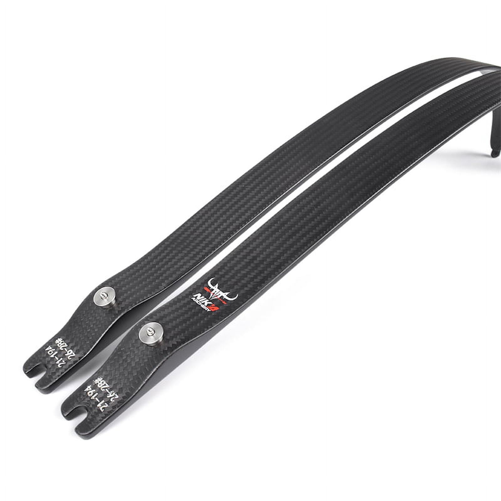 1Set NIKA ARCHERY N3 Recurve Bow ILF Limbs Progress Series 22-46 Lbs(Small standard 4C ox head)N3 Carbon Fiber Limb