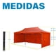 thumbnail image 2 of Carpa Toldo 6x3 Plegable Onof Impermeable Fiestas Eventos Rojo, 2 of 6
