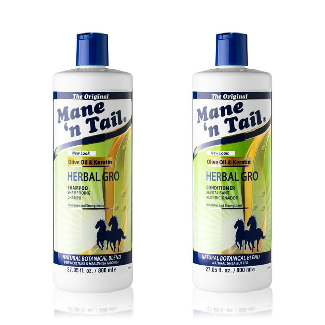 Champú y acondicionador Mane 'n Tail Herbal-Gro 800 ml