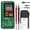 Green, variant on NFTIGB Green 4in1 Digital Multimeter Infrared Thermometer Electric Test Pen Circuit Analyzer 3.5in LCD Color Display 9999 Counts Auto-Ranging