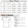 thumbnail image 4 of Fesfesfes Women Shirts Women's Fashion Printing Casual V-neck Short Sleeve Loose T-shirt Tops Winter Tops for Women XL(US:10), 4 of 5
