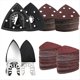 thumbnail image 1 of Kit Almohadillas Lijado para Herramientas Oscilantes 124 Piezas, 2 Almohadillas Lijado Triangulares 3-1/2 Pulgadas, 2 Almohadillas para la Dedo, 120 Piezas Papel Lija, 1 of 5