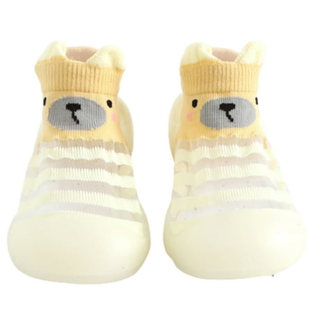 

BueatyH Cartoon Animal Baby Anti Slip Breathable Indoor Floor Socks Shoes with Soft Sole