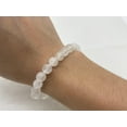 thumbnail image 5 of Clear Quartz Crystal Bead Bracelet 8mm, Wholesale Genuine Clear Quartz Stretch Gemstone Bracelet, Gift for Men & Women (2), 5 of 9