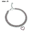 thumbnail image 2 of Collar de perro de metal con cadena de oro rosa, mascota linda de moda, 2 of 5