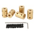 thumbnail image 1 of Motor Shaft Extension Connector, High Strength Rounded Edges Easy Installation Shaft Coupling Connector 5-5mm  for Motor for Mechanical Transmission, 1 of 7