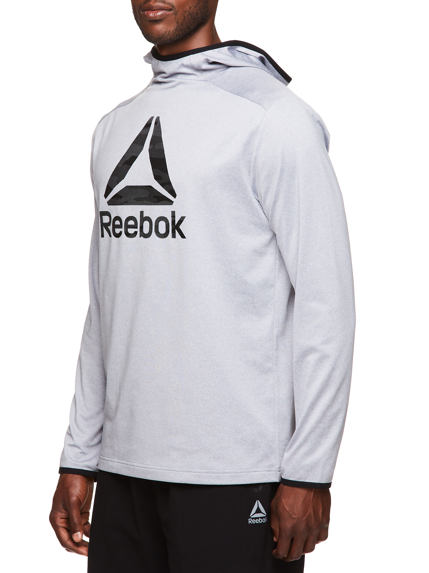 Reebok Men's and Big Men's Active Fleece Jersey Hood, up to Size 3XL - image 3 of 4