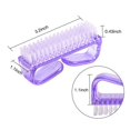 thumbnail image 1 of 2PcsPlastic Handle Nail brush for cleaning Fingernails - Easy to use Nail Scrub brush - Nail Cleaner Nail brushes for Hands Feet, 1 of 5