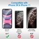 thumbnail image 3 of Protector de pantalla de privacidad JeTech para iPhone 11/XR de 6.1 pulgadas, paquete de 2, 3 of 6