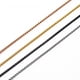 thumbnail image 1 of Collar de perlas cuadradas de 2 mm/2,5 mm/3 mm Acero inoxidable Chapado al vacío Acero/Oro/Negro/Oro rosa, 1 of 5
