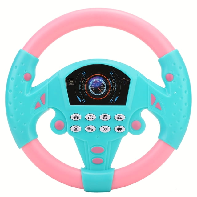 Volant Musical, Outil Éducatif pour Bébé Copilote Volant Outil de Volant Copilote Design Surélevé