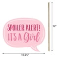 thumbnail image 5 of Big Dot of Happiness Funny It's a Girl - Pink Baby Shower Photo Booth Props Kit - 10 Piece, 5 of 5