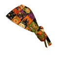 thumbnail image 4 of Halloween Women's Surgical Scrub Cap with Adjustable Fit & Sweatband - Breathable Nurse Hats, 4 of 6