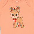 thumbnail image 4 of Inktastic Cute Christmas Reindeer with Christmas Lights Boys or Girls Baby Bodysuit, 4 of 5