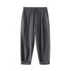 thumbnail image 2 of Pantalones largos para hombre, informales, holgados, ventilados, con bolsillos y cordón, rectos, de poliéster., 2 of 5