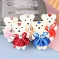 thumbnail image 4 of 10Pcs 12cm Bear Flower Bouquet Toy Cartoon Doll Teddy Bear Bouquet Graduation Birthday Wedding Gifts Party Decor, 4 of 20