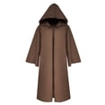 thumbnail image 3 of Men's And Women's Halloween Costumes Grim Cloak Hooded Cloak Jacket Coat, 3 of 5