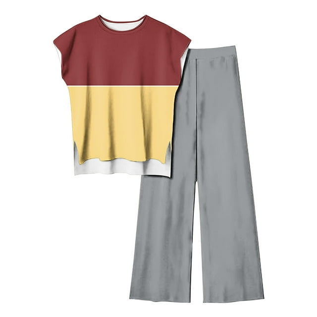 Ensemble Décontracté pour Femmes : Haut Sans Manches et Pantalon