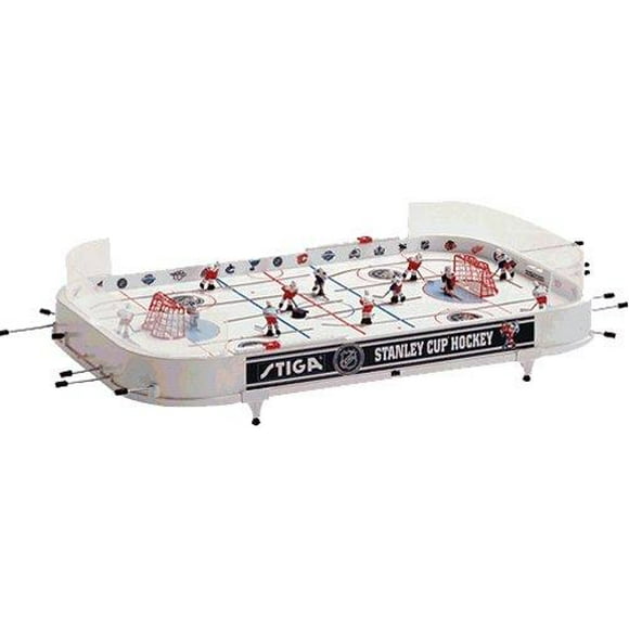 Stiga 37 Po NHL Stanley Coupe Hockey Haut de Table Jeu Detroit Ailes Rouges/toronte Feuilles d'Érable Dessus de Table