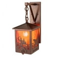 thumbnail image 2 of Meyda 199539 8 in. Fly Fisherman Personalized Hanging Wall Sconce - Copper Vein, 2 of 6