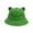 Green, variant on Cute Frog Bucket Hats Fisherman Cap Summer Beach Sun Protection Cap for Adults