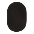 thumbnail image 1 of Rhody Rug S016R060X096 Solid 5x8 Rug Black, 1 of 1