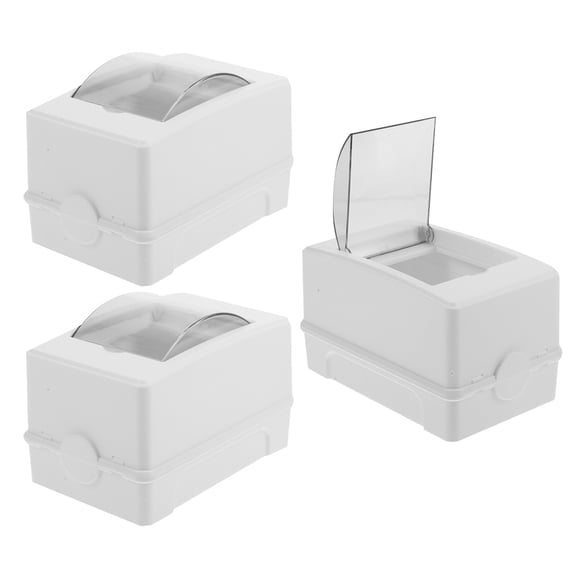 DRAFIDEEP 3-Pack Weatherproof Power Supply Enclosure Boxes for Breaker and Outdoor Charging Station Safety