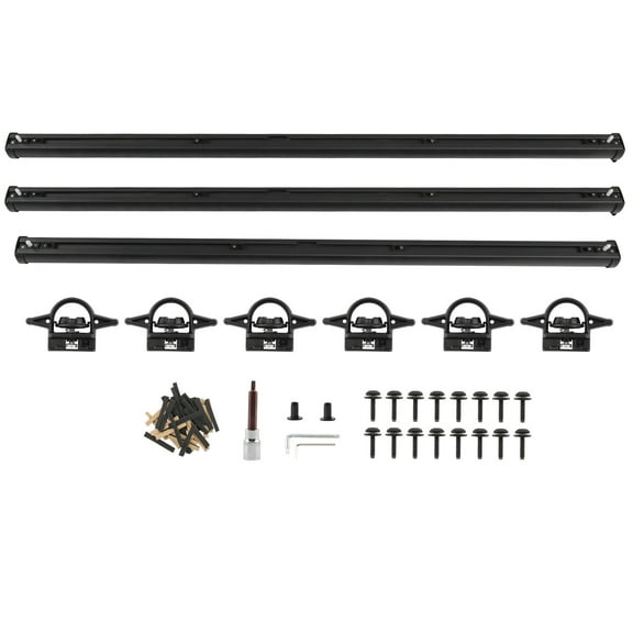 maXpeedingros Bed Side Rails Trail Rail Cargo for Jeep Gladiator JT Utility 82215631 2020-2023 Utility Rail Trail Rail Kit