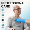 thumbnail image 3 of Schneider Nitrile Exam Gloves, Extended 12 Inches Cuff, Large, 4 mil, 100-ct Box, Gloves Disposable Latex Free, Powder Free for Medical, Food Prep, Cleaning, Cooking, Blue, 3 of 8
