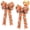 Design 3, variant on Fall Bows Thanksgiving Bows for Wreath Fall Decoration for Home Orange Ribbon Gift Bows Buffalo Plaid Check Pre-Tied Swag Bows Indoor Outdoor Décor 2PCS Design 3