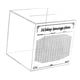 thumbnail image 2 of Banco de Cerdito Acrílico Transparente Plata Sabot Bocal Ligero, Robusto, Caja de Ahorros, 15x15x15cm, 2 of 9