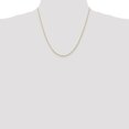 thumbnail image 2 of 14k Yellow Gold 20 Inch 1.5mm Rope Chain Necklace Pendant Charm, 2 of 9